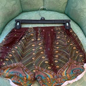 Boho summer shorts